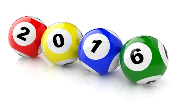Nowa loteria 2016 lat — Zdjęcie stockowe