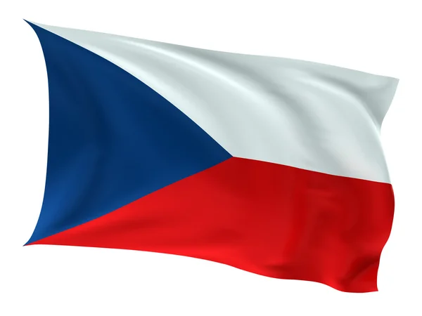 체코 공화국 국기 — 스톡 사진