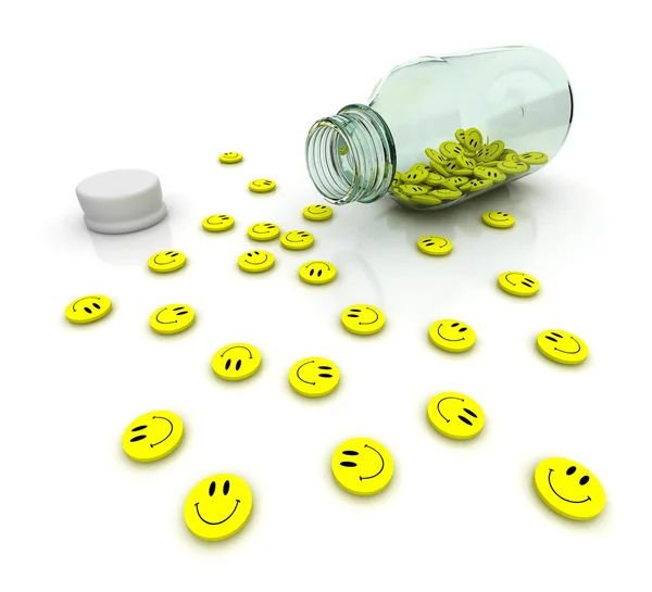 Obat penenang, obat antidepresi — Stok Foto