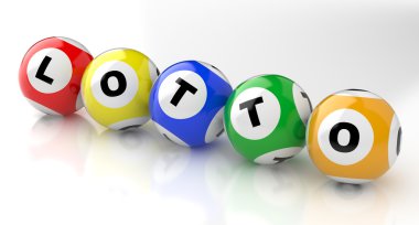 Lottery color balls clipart