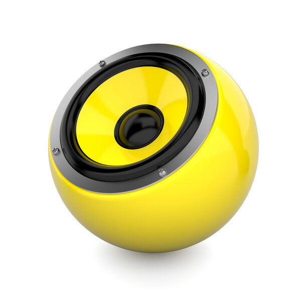 Желтый динамик
