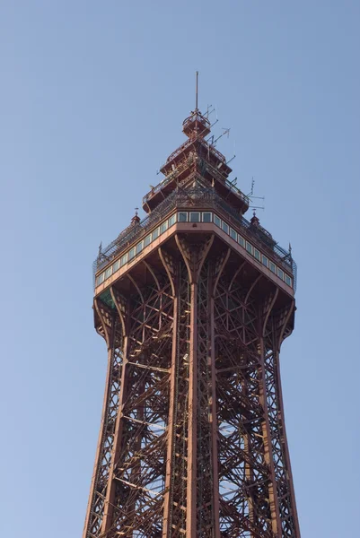 Spitze des Blackpool-Turms — Stockfoto