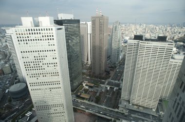 shinjuku, tokyo, Japonya'nın şehir genel bakış