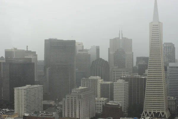 San francisco foggy skyline — Stock Photo, Image