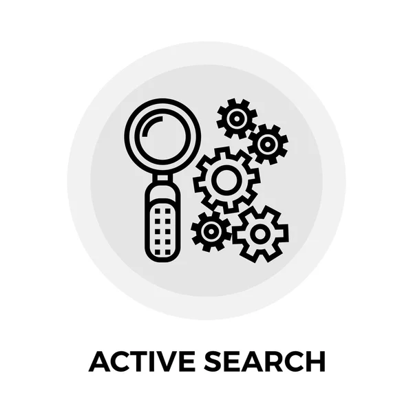 Icône de recherche active — Image vectorielle