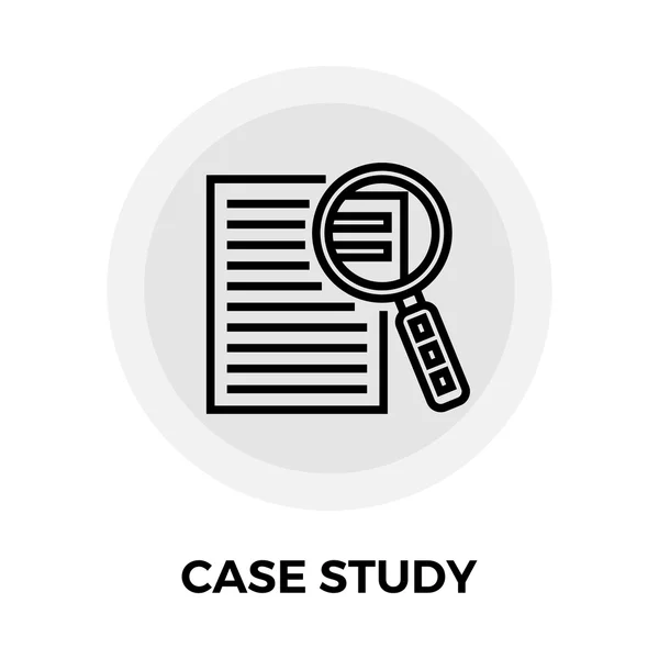 Case Study Icona — Vettoriale Stock