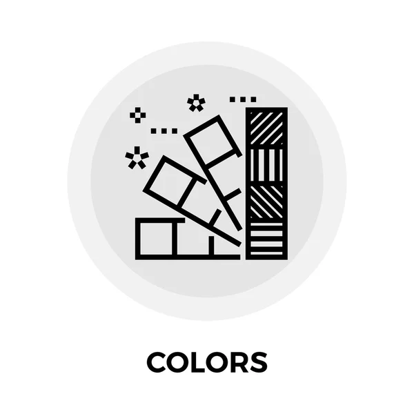 Ícone de linha de cores — Vetor de Stock