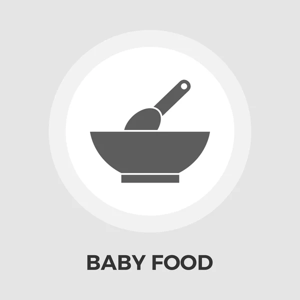 Babynahrung flach Symbol — Stockvektor