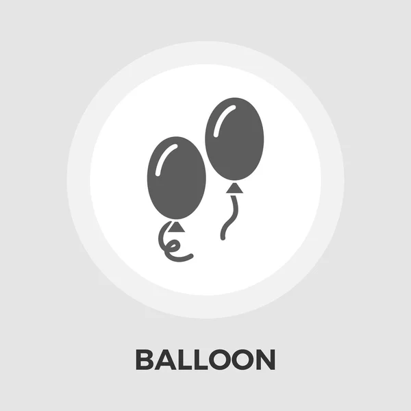 Ballon flach Symbol — Stockvektor