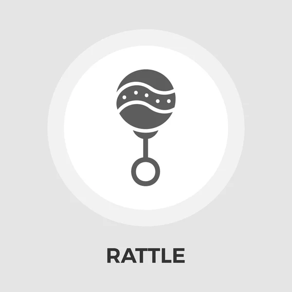 Rattle плоских значок — стоковий вектор