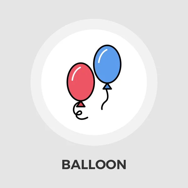 Ballon flach Symbol — Stockvektor