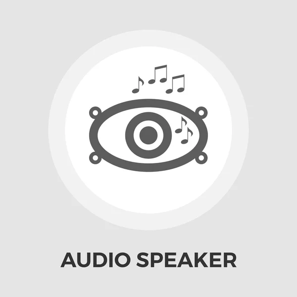 Altavoces icono plano — Vector de stock