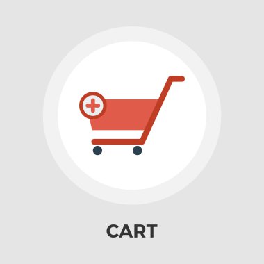 Otomobil Düz Simgesi