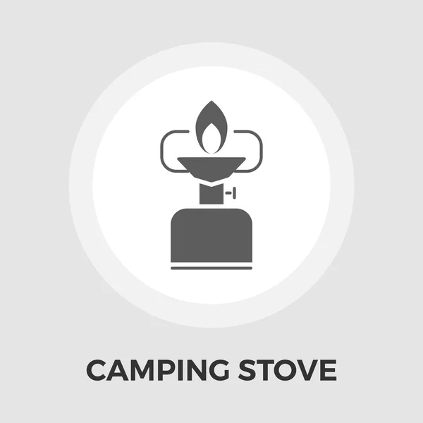 Camping spis vektor Flat ikonen — Stock vektor