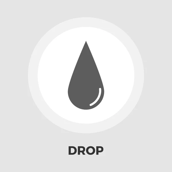 Icône Drop flat — Image vectorielle