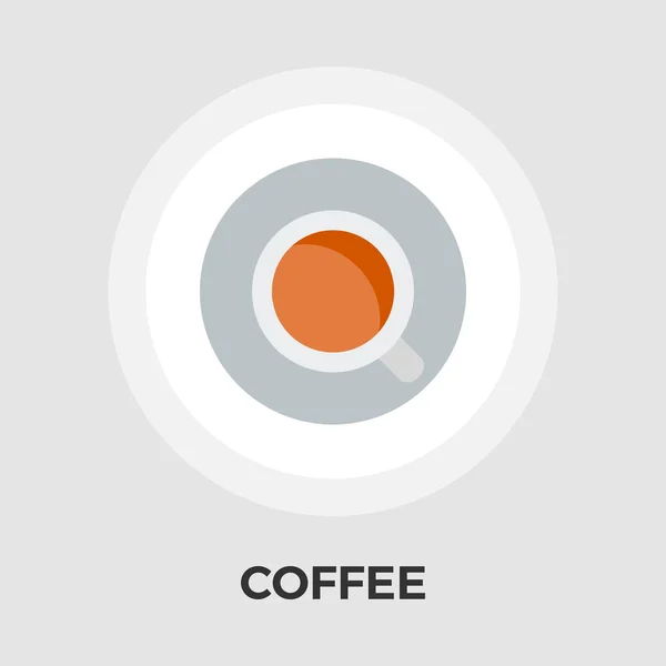 Чашка плоской иконы кофе — стоковый вектор