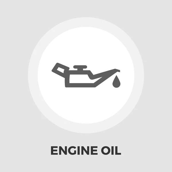 Icono plano aceite del motor — Vector de stock