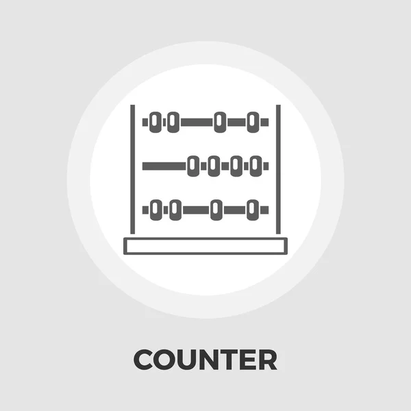 Icône plate Abacus — Image vectorielle