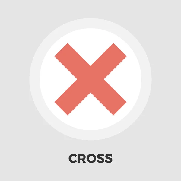 Значок креста — стоковый вектор