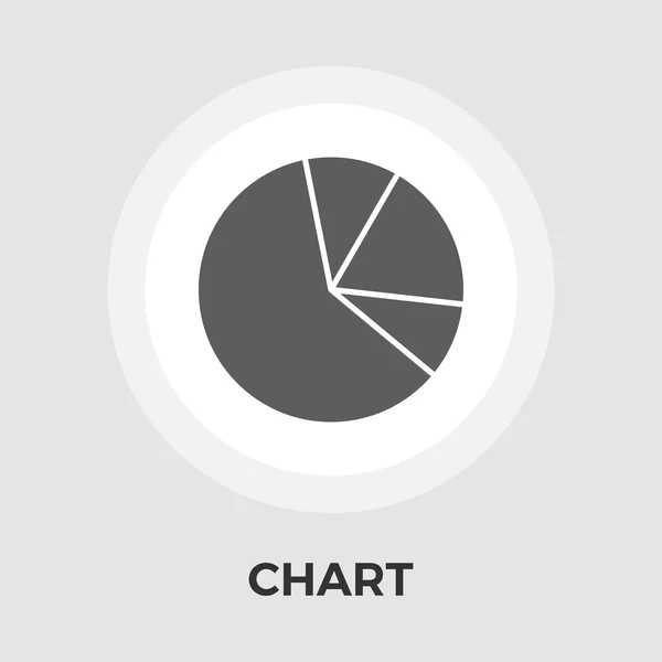 Gráfico plano icono único . — Archivo Imágenes Vectoriales