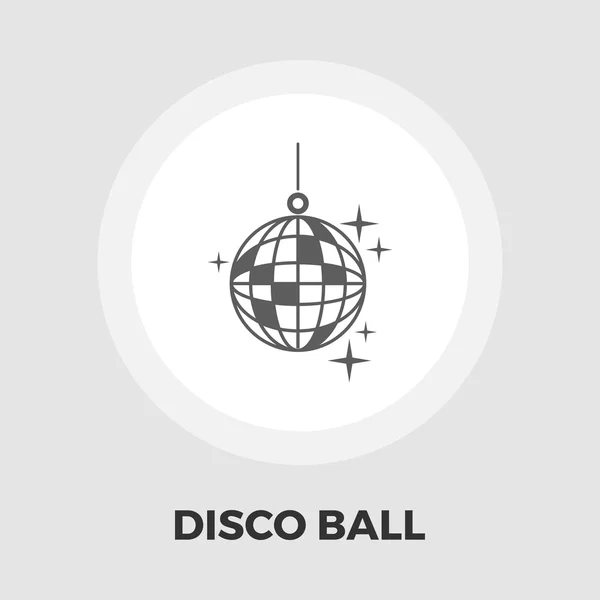 Disco Ball ícone plano — Vetor de Stock