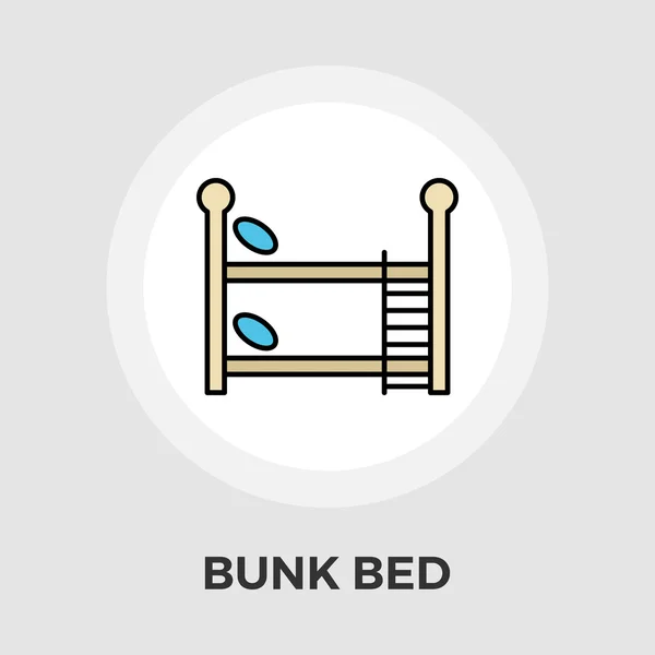 Bunk bed Vector Flat Icon — Stock Illustration Bunk bed Vector Flat Icon Royalty Free Stock Vectors