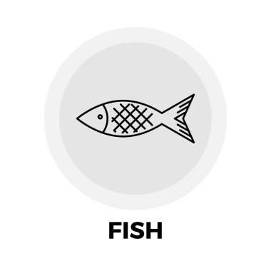 balık satırı simgesi