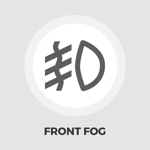 Front fog light flat icon — Stock Vector