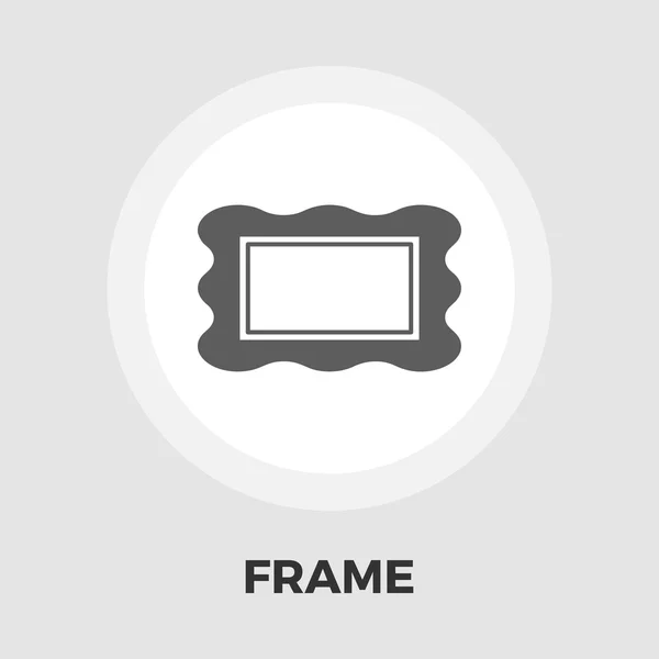 Icône plate cadre — Image vectorielle