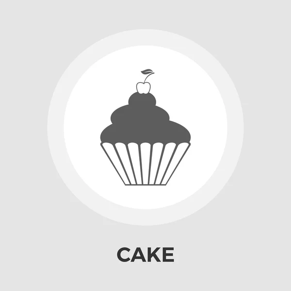 Cake flat icon — Stock Vector