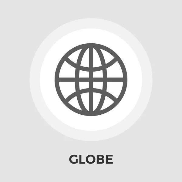Globo icono de línea — Vector de stock