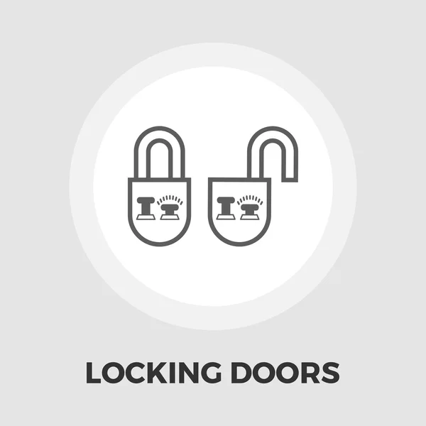 Türen verriegeln — Stockvektor