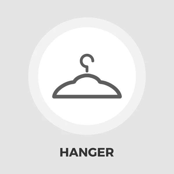 Hanger platte pictogram — Stockvector