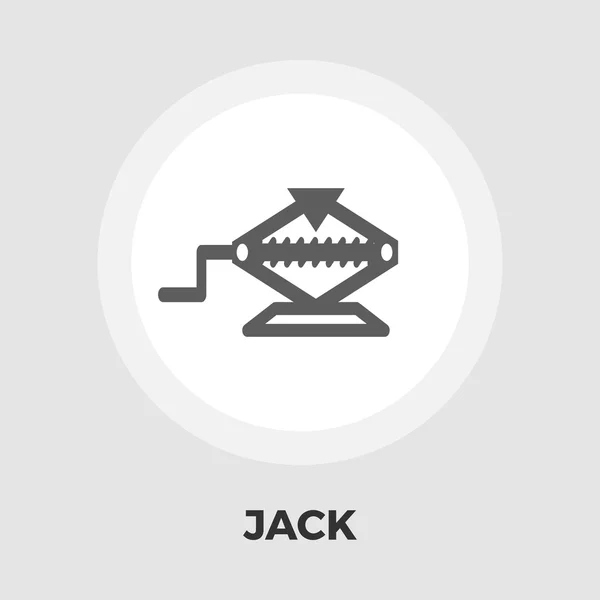 Jack icono plano — Archivo Imágenes Vectoriales