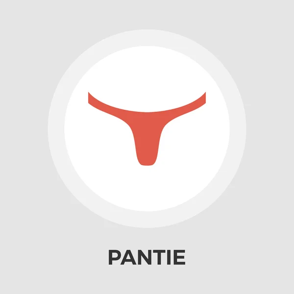 Pantie vector icono plano — Vector de stock