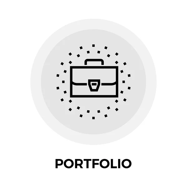 Portfoliozeilensymbol — Stockvektor