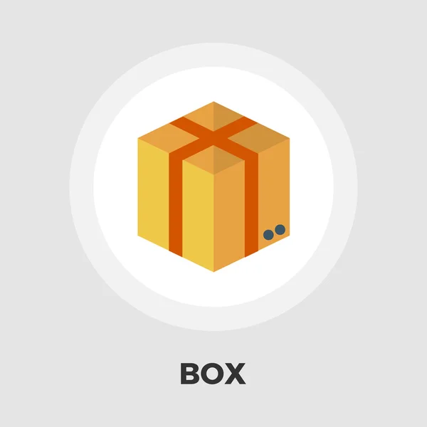 Cartoon Box flat icon — 图库矢量图片