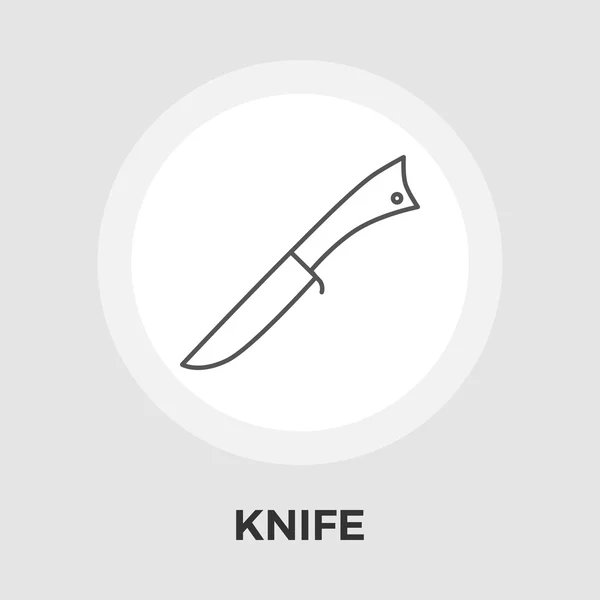Векторний плоский значок ножа — стоковий вектор