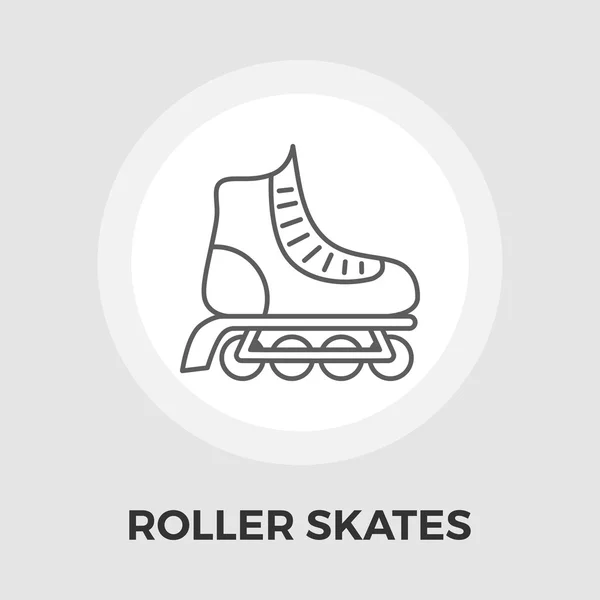 Roller skate vektor flat ikonen — Stock vektor