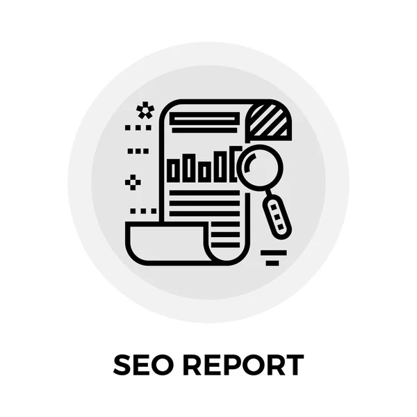 SEO рядок звіту значок — стоковий вектор