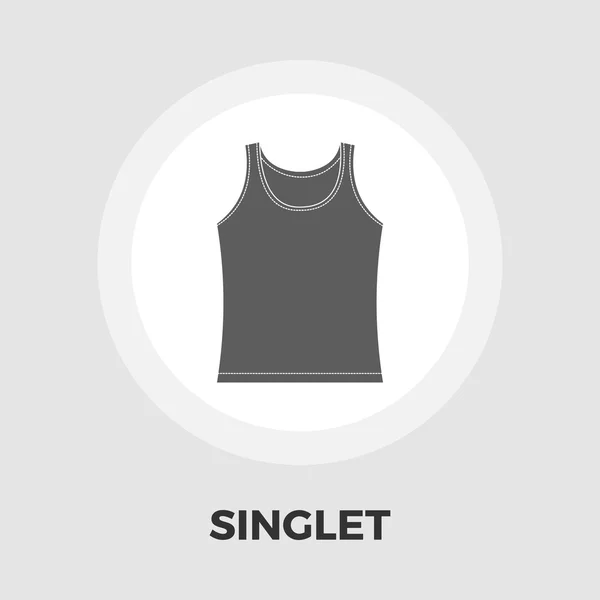Singlet icon flat — Stock Vector