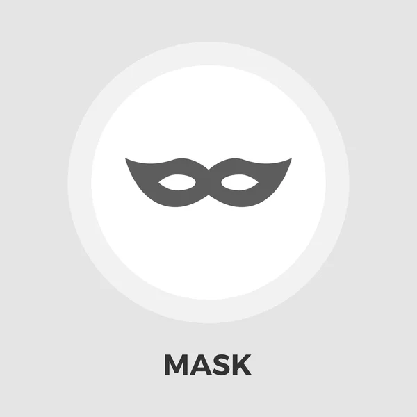 Maske Vektor flaches Symbol — Stockvektor