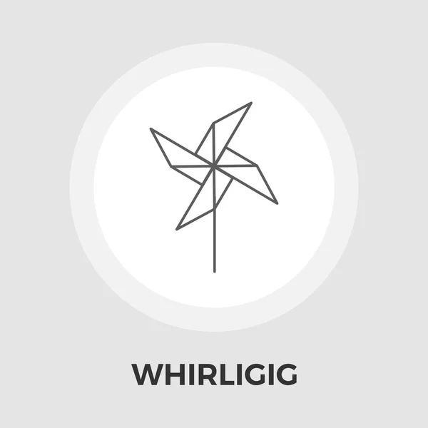 Whirligig вектор плоска піктограма — стоковий вектор