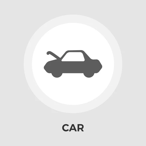 Icono plano del vector del coche — Vector de stock