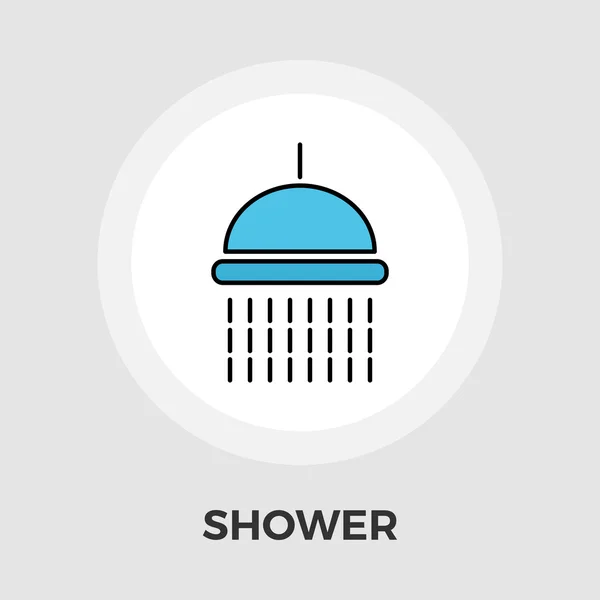 Vector de ducha icono plano — Vector de stock