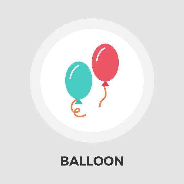 Ballon flach Symbol — Stockvektor