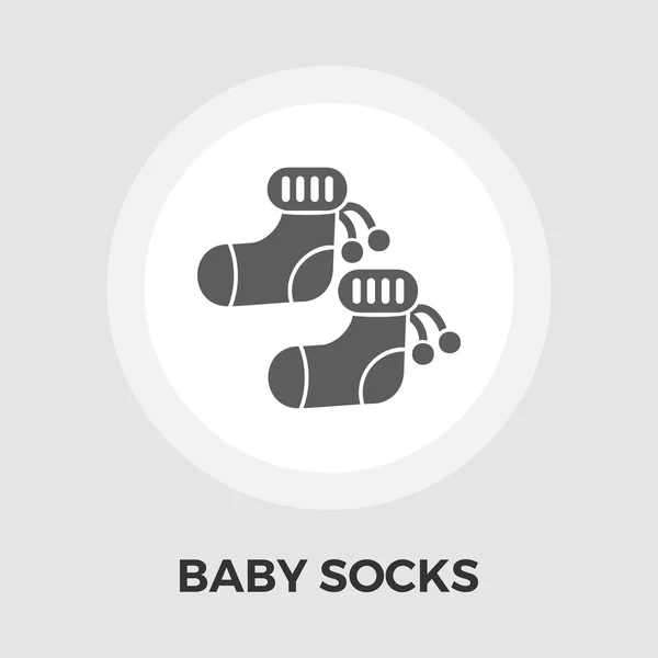 Children socks Vector Flat Icon — Stock Vector