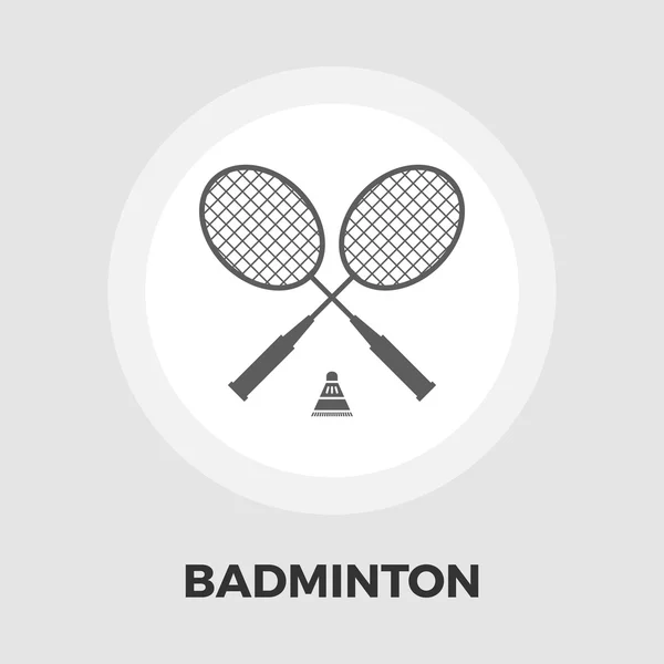 Badminton flat icon — Stock Vector