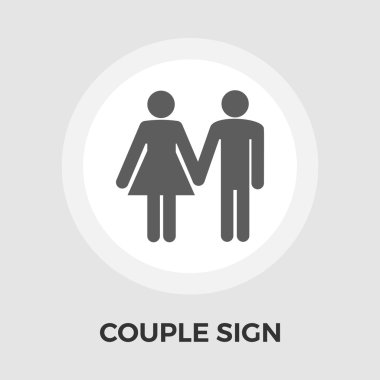 Vektör düz simgesini çift kayıt