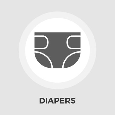 Bebek bezi vektör düz simgesi